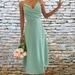 Women's Clothing Sexy V-neck halter slit fashion slim-fit dress for women_ecoleips.com