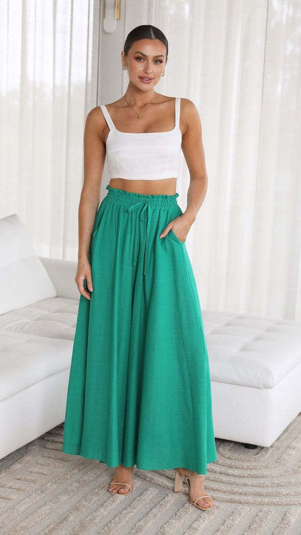 Women's Casual Fashion Trousers Wide Leg Loose Fit Spring Summer Bestselling_ecoleips.com