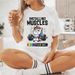 Installing Muscles Women's T-Shirt Clothing Funny Gym Unicorn Graphic T Shirt Fitness Workout Fashion Casual Short Sleeve Tops_ecoleips.com