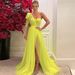 Ng2510292 European And American Foreign Trade Cross-border Women's Dress, Party Ball Gown, Sexy Slit With Small Train, Evening_ecoleips.com