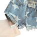 Women's Clothing Design Retro Raw Edge Ripped Jeans Shorts Hot Pants Women Summer Hot Girl Slim Shorts Trend_ecoleips.com