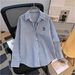Women's New Spring/Summer Striped Long-Sleeve Shirt – Printed, Loose-Fit, Versatile Top-1_ecoleips.com