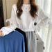 Women's Short Sweatshirt Autumn, Korean Loose And Thin, High-waisted, Cropped, Versatile Top, Trendy Ins Style,_ecoleips.com