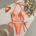 2026 New Striped Sexy Two Piece Swimsuit Hot Girl Towel Bikini Women's Clothing Cross Border Trade_ecoleips.com