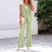 Women's Clothing vest suit with solid colours_ecoleips.com
