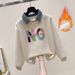 Women's Layered Sweatshirt & Korean-Style Jogger Pants Set - Embroidered Casual Outfit With Relaxed Fit_ecoleips.com