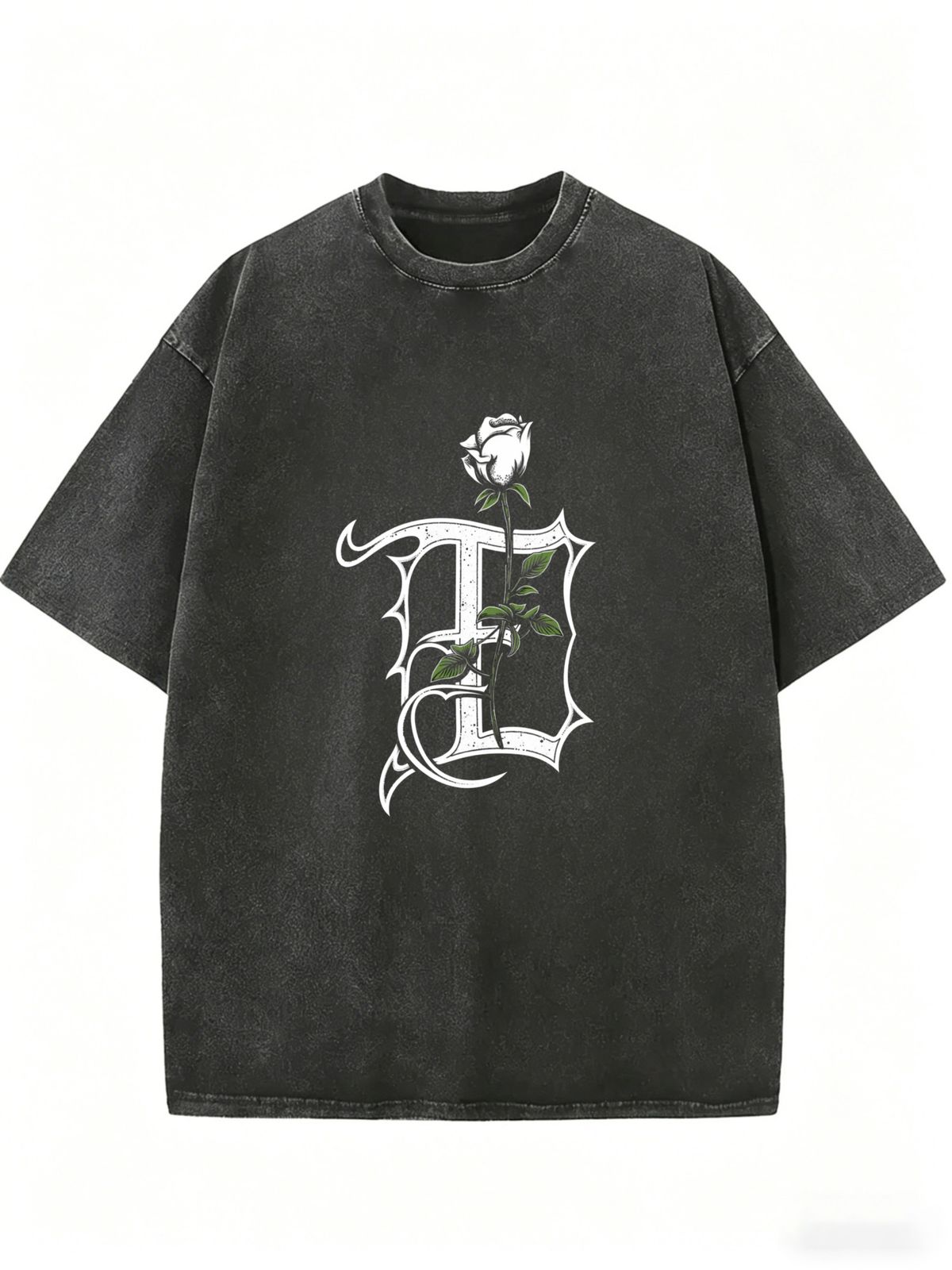 Retro Washed Everyday T-Shirt, Relaxed Fit Short Sleeve Top For Casual Outdoor And Indoor Activities_ecoleips.com