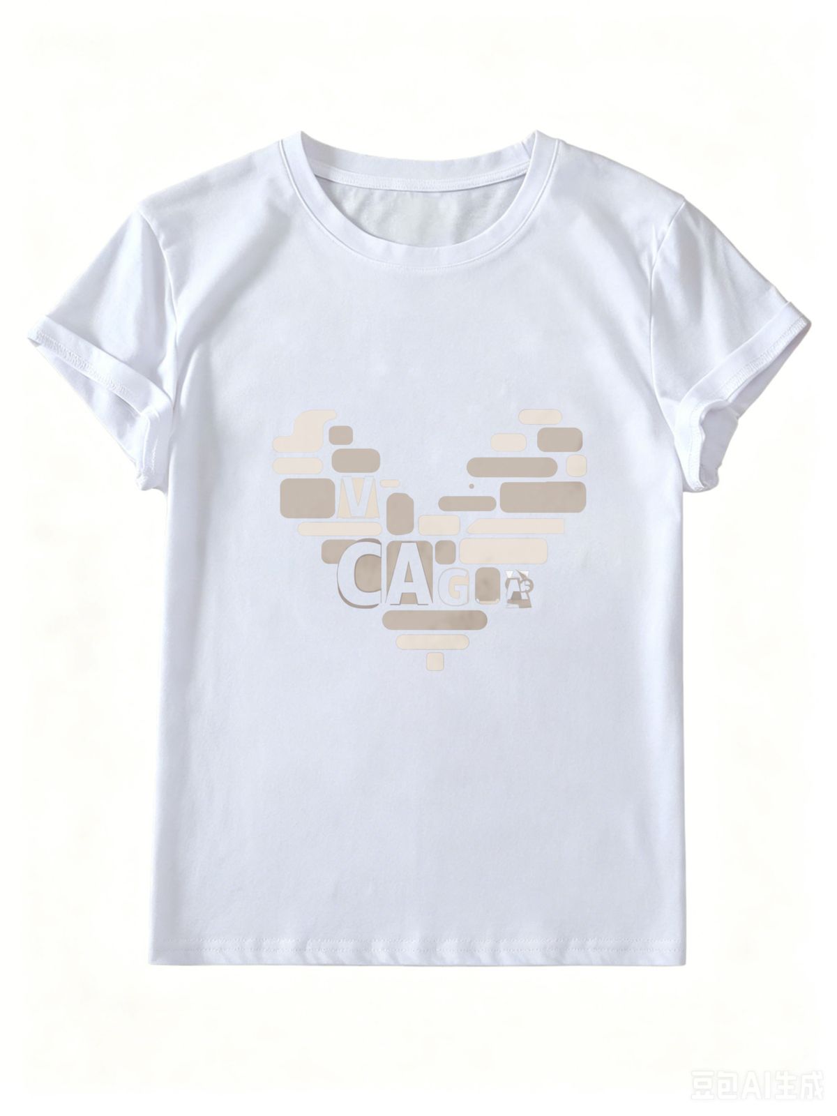 Black White Slim Short Sleeve T Shirt, Women 100% Cotton Fitted Top, Minimalist Casual Daily Wear Basic Tee_ecoleips.com