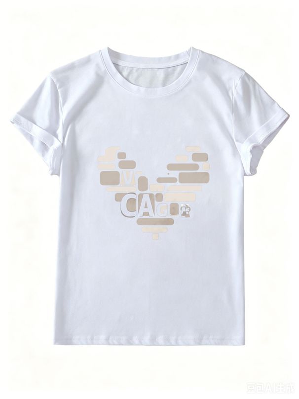 Black White Slim Short Sleeve T Shirt, Women 100% Cotton Fitted Top, Minimalist Casual Daily Wear Basic Tee_ecoleips.com