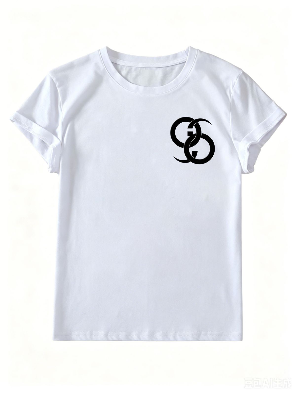 Women’s Minimalist Cotton T-Shirt, Slim Fit Short Sleeve Tee, Versatile Basic Top For Work & Weekend_ecoleips.com