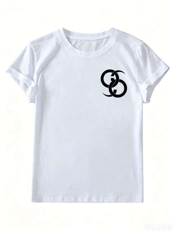 Women’s Minimalist Cotton T-Shirt, Slim Fit Short Sleeve Tee, Versatile Basic Top For Work & Weekend_ecoleips.com