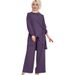 2025 Autumn New Muslim Women's Fashion Loose Casual Two-Piece Set_ecoleips.com