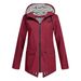 Best-Seller Women's Lightweight Windbreaker Jacket – Hooded Zippered Outdoor Coat (S/M/L/XL/XXL, White/Black/Gray/Burgundy/Navy/Brown/Teal/Beige)_ecoleips.com
