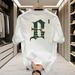 Men's 100% Pure Cotton Short Sleeve T-Shirt Trendy Loose Top For Summer Cross Border Exclusive High Quality Goods_ecoleips.com