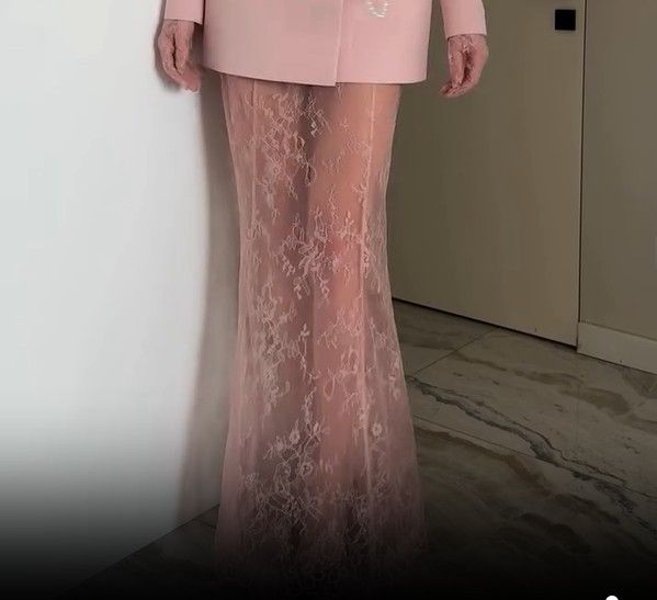Women's Clothing Elegant Lace Skirt & Blazer Set – Women's Office-to-Evening Two-Piece Outfit_ecoleips.com