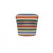 2025 European And American Cross-border Summer New Women's Versatile Rainbow Stripe Printed Waist-cinching Short Top_ecoleips.com