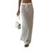 Women's Clothing Summer New Sexy Hollow Perspective Knitted Beach Vacation Solid Color Skirt Outer Wear For Women_ecoleips.com
