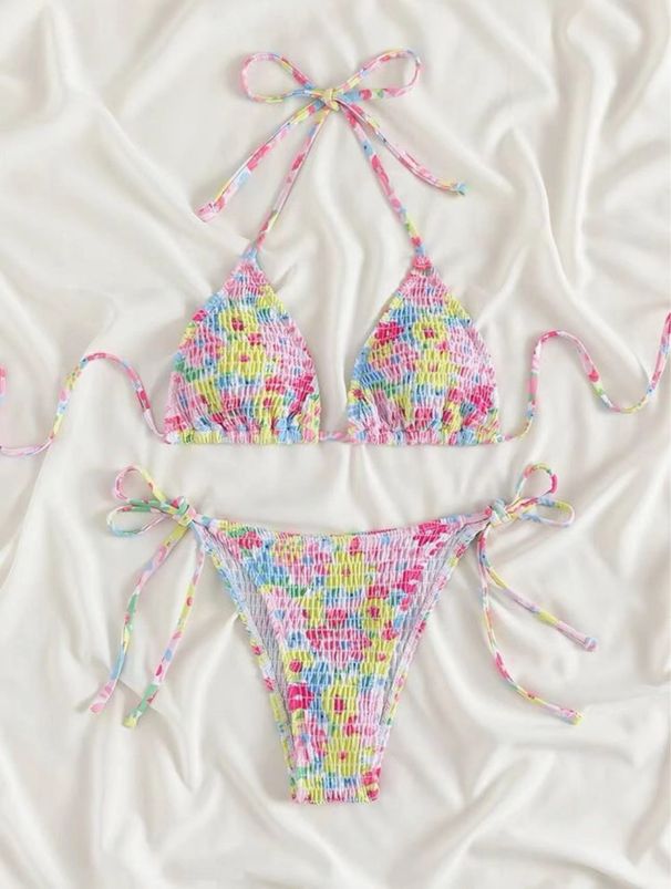 Women's Clothing Spot Stock Sexy Three Point Strap Bikini Suit_ecoleips.com