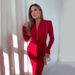 Women Sophisticated Figure‑Flattering Dress With Long Sleeves & Defined Waistline_ecoleips.com