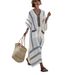 Women's Clothing Elegant Loose Print Long Swing Dress_ecoleips.com