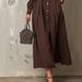 Vintage-Inspired A-Line Dress With Waist Seam Detailing – Long Sleeve Retro Dress For Women (S-XL)_ecoleips.com