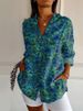 2025 New Women's Summer Trend Half Sleeve Printed 3D Shirt_ecoleips.com