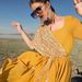 Women's Clothing Orange Sequined Long Skirt Long Skirt_ecoleips.com