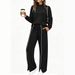Women's Autumn Winter Long Sleeve Top Wide Leg Pants Casual Suit Sports_ecoleips.com