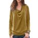 Cozy Fleece-Lined Oversized Pullover Sweatshirt With High Neck (Red/Khaki/Pink/Gray/Green/Orange) | Soft Cotton Blend Unisex Lounge Wear_ecoleips.com