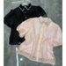 Women's Clothing Women's Style Fashionable Rhinestone Embellished Puff Sleeve Shirt Loose Fitting Heavy Duty Top_ecoleips.com