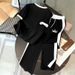American Style Women's Summer Casual Crown Print T-Shirt And Sweatpants Set Simple Short Sleeve Clothing For Spring Autumn_ecoleips.com