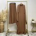 Women's Simple Casual Nida Set_ecoleips.com