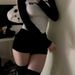 American Style Spicy Girl Low Waist Jeans Women Elastic Tight Black Denim Super Short Spring Autumn New Hip Wrap Hot_ecoleips.com