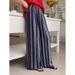 Women's Clothing Retro Printed Wide Leg Pants New Summer Lazy Style Linen Casual Pants_ecoleips.com