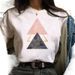 New Women's Base Shirt, New Loose Geometric Pattern Summer T-shirt_ecoleips.com