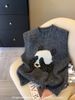 Aria Basics Counter Withdrawal Cut Label Korean Style Panda Sequin 2025 New Fashionable Slimming Layered Vest Tank Top_ecoleips.com