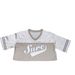 Summer Women's Printed Pullover T-Shirt V-Neck Mesh Patchwork Five-Sleeve Sports Top European And American Style Wholesale_ecoleips.com