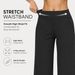 Women's Casual Loose Knit Yoga Pants High Waist Straight Leg with Pockets Fitness Exercise Sports Bottoms_ecoleips.com