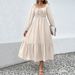 European And American Women's Fashion 2026 Spring-summer New Style Waist-cinching Skirt With Large Hem,_ecoleips.com