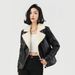 Women’s Winter PU Leather Jacket With Faux Fur Lining – Warm & Stylish Coat For EU/US/Middle East (S-XXL, Office-to-Outing Versatile)_ecoleips.com