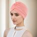Women's Clothing Muslim Turban Hat Pleated Watermelon Hat Baotou Hat Indian Hat_ecoleips.com