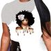 Summer European And American Cross-border Foreign Trade Plus-size T-shirt, Round-neck Casual Loose-fitting Short-sleeve_ecoleips.com