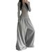 Women's Clothing Casual Pants Loose Sweatpants Wide Leg Pants Drape Mopping Loose Large Size Long Pants_ecoleips.com