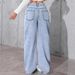 Cross-border Bestseller Джинсы Women's Jeans In Sweet Spicy Style, High-waisted Straight-leg Pants, Loose And_ecoleips.com