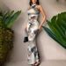 Women's Sexy Two Piece Set Halter Neck Top And High-Waisted Skirt Backless Import Export Foreign Trade Clothing_ecoleips.com