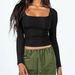 Women's Sexy Long Sleeve Sweater T-Shirt U-Neck Top with Tights - Trendy Casual Fashion_ecoleips.com