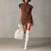 2026 European And American Cross-border Independent Site Holiday Western Style Bohemian Suede Dress_ecoleips.com