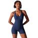 Seamless Bodysuit Women, Butt-Lifting One-Piece Sports Pilates Fitness Yoga Outfit For Women_ecoleips.com