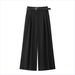 Women's Cargo Pants With Belt - Casual Utility Style Wide Leg Trousers, Multi-Pocket Comfort Fit Pants_ecoleips.com