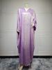 Mq101 Arab Dubai Modest Muslim Fashion Gold Foil Long Abaya Outerwear Cardigan Robe_ecoleips.com